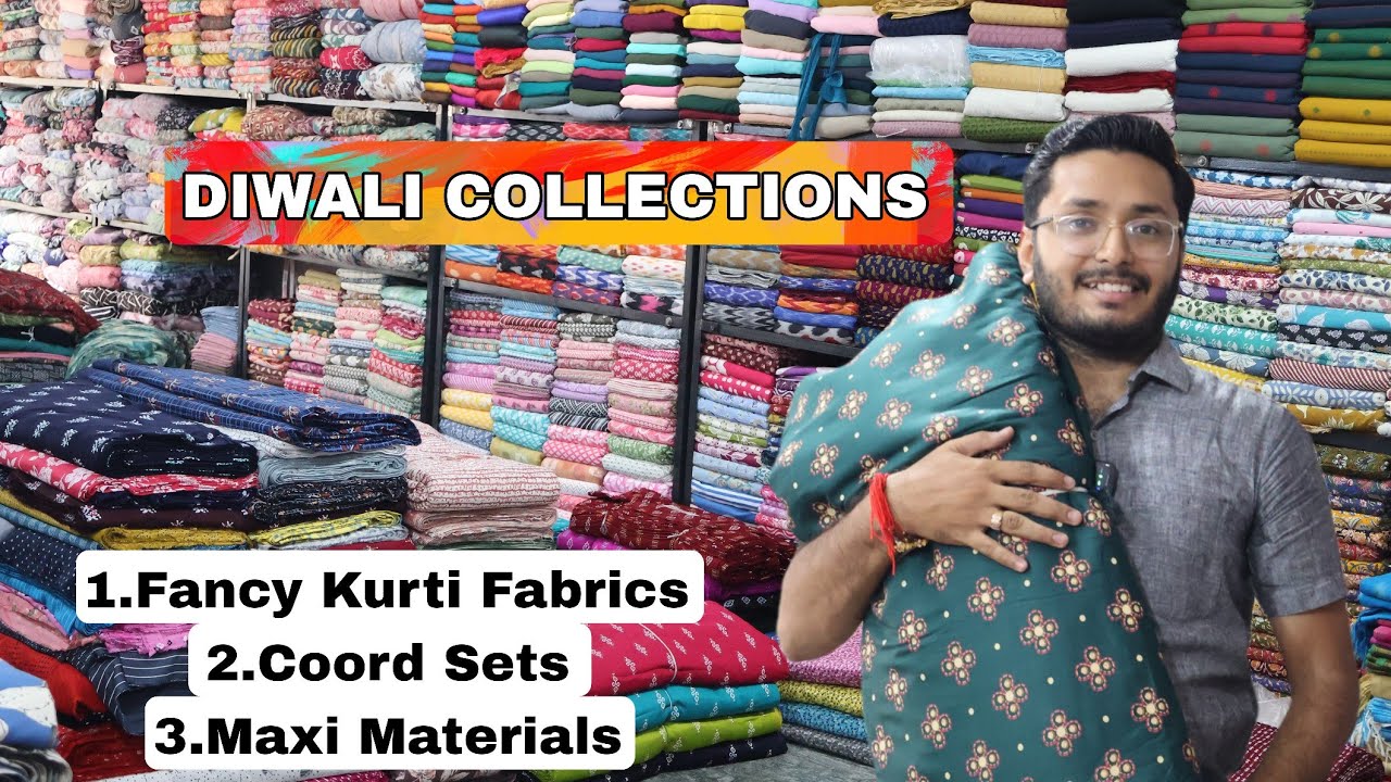 5 BIG Diwali Kurti Fabric Trends in 2025 You Should Know, Running Materials Wholesale Shop in Erode