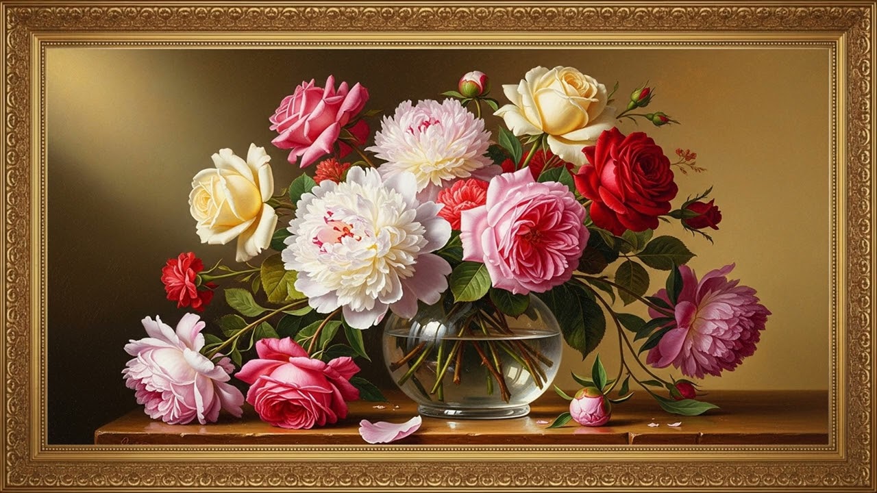 Botanical Calm Visual | Elegant TV Art Background 120 Minutes