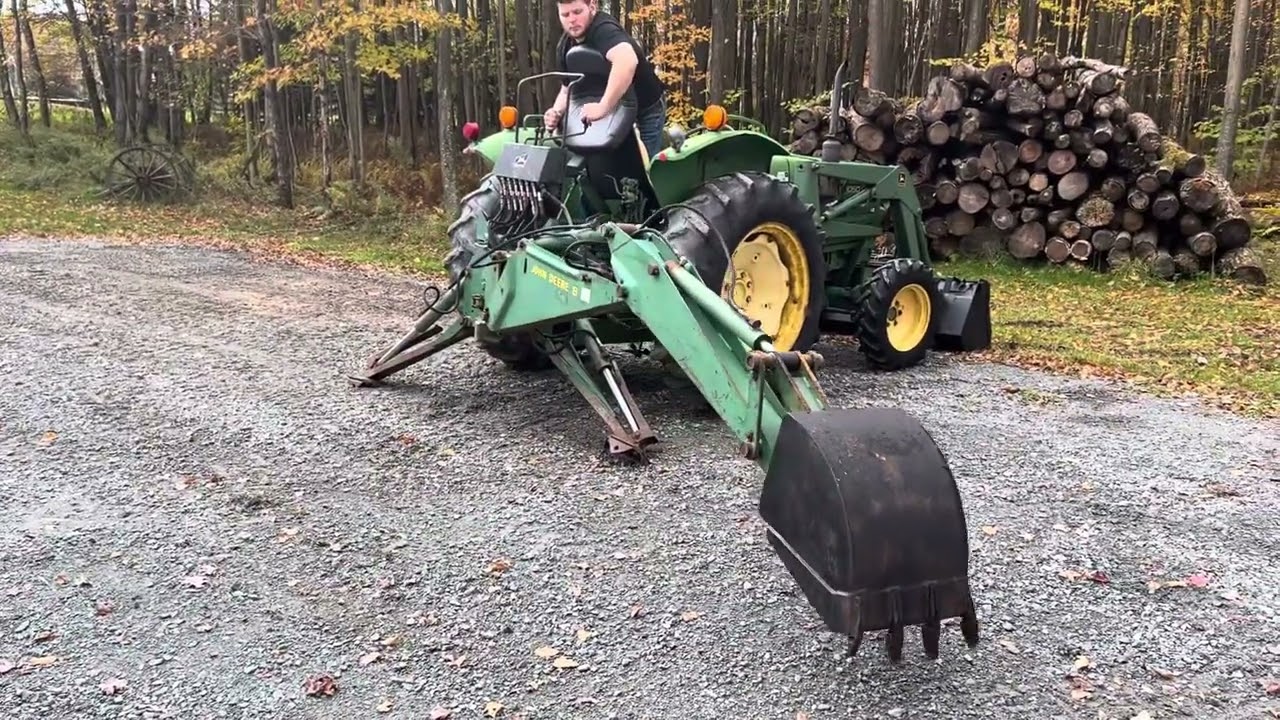 John Deere 1050 4X4 Compact Backhoe