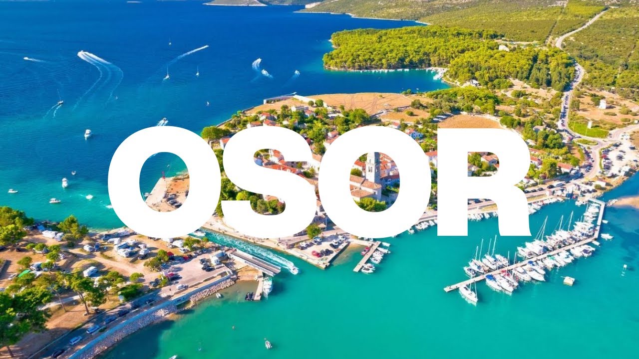 Osor - Croatia 🇭🇷 (Cres island) 4K walking tour