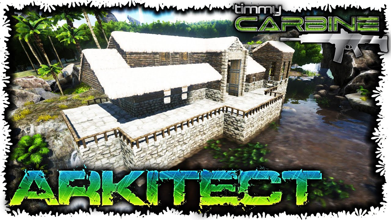 Ark:SE ARKitect 01 || Waterfall Cabin Build || TimmyCarbine