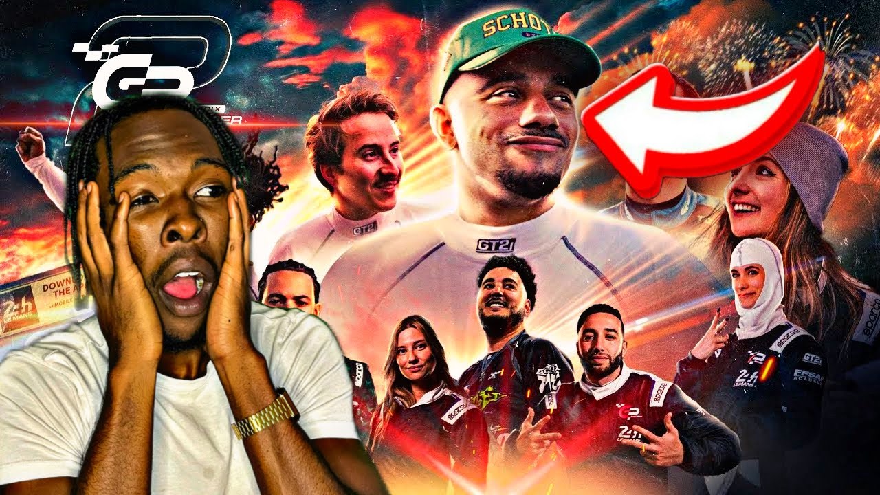 MISTER V - I WON THE RACE AT SQUEEZIE (IT'S THE GP EXPLORER 2) | AMERICAN REACTS TO FRENCH RAP SKITS