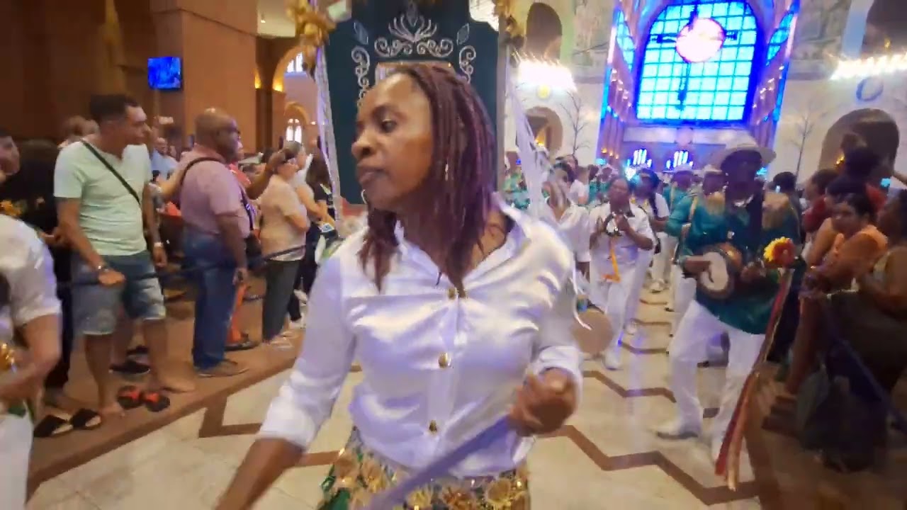 Apresentação na Basílica de Nossa Senhora Aparecida. Festa de São Benedito 2024.