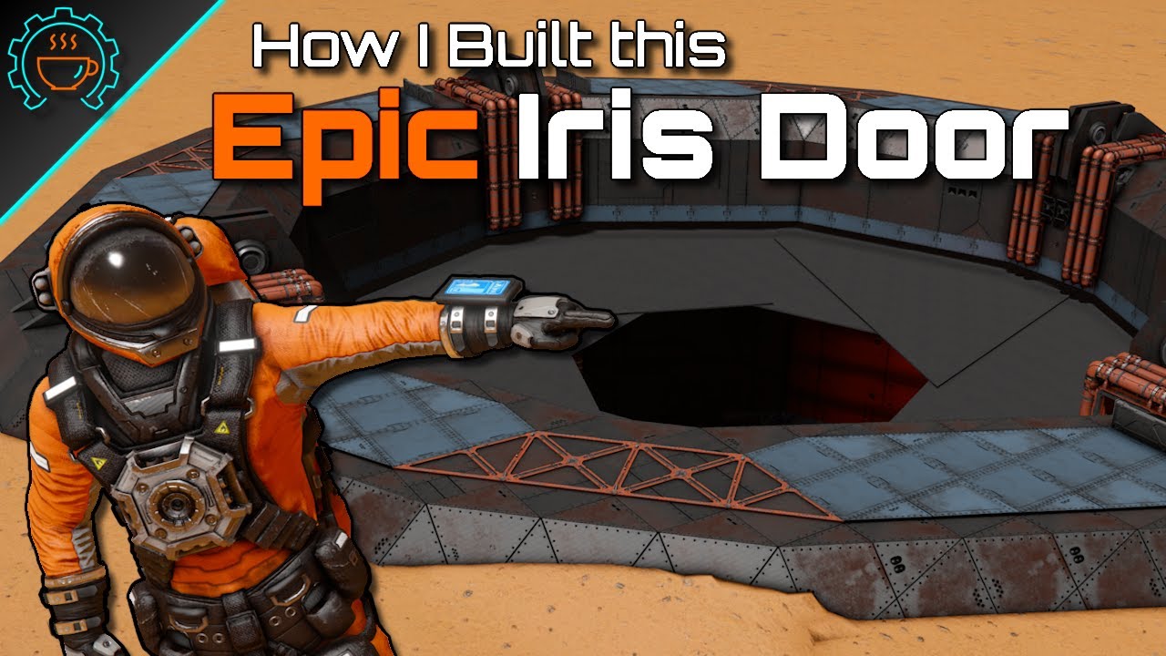 Let's Build this Epic Iris Door! | Space Engineers Tutorial