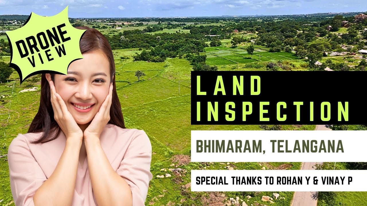 Drone's Eye View: Bhimaram's Land Inspection. Drone operation, Editing & Music: Chiranjeevi Y