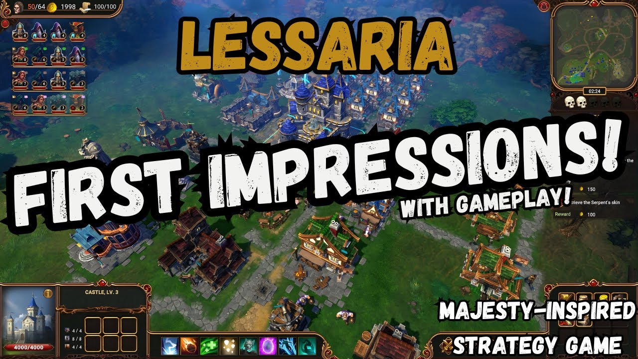 Lessaria - First Impressions (Majesty-inspired strategy game)