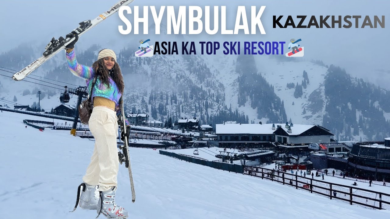 Bhai, ye experience next level hai 🫨 | Shymbulak | Kazakhstan | Traveling Trinetra