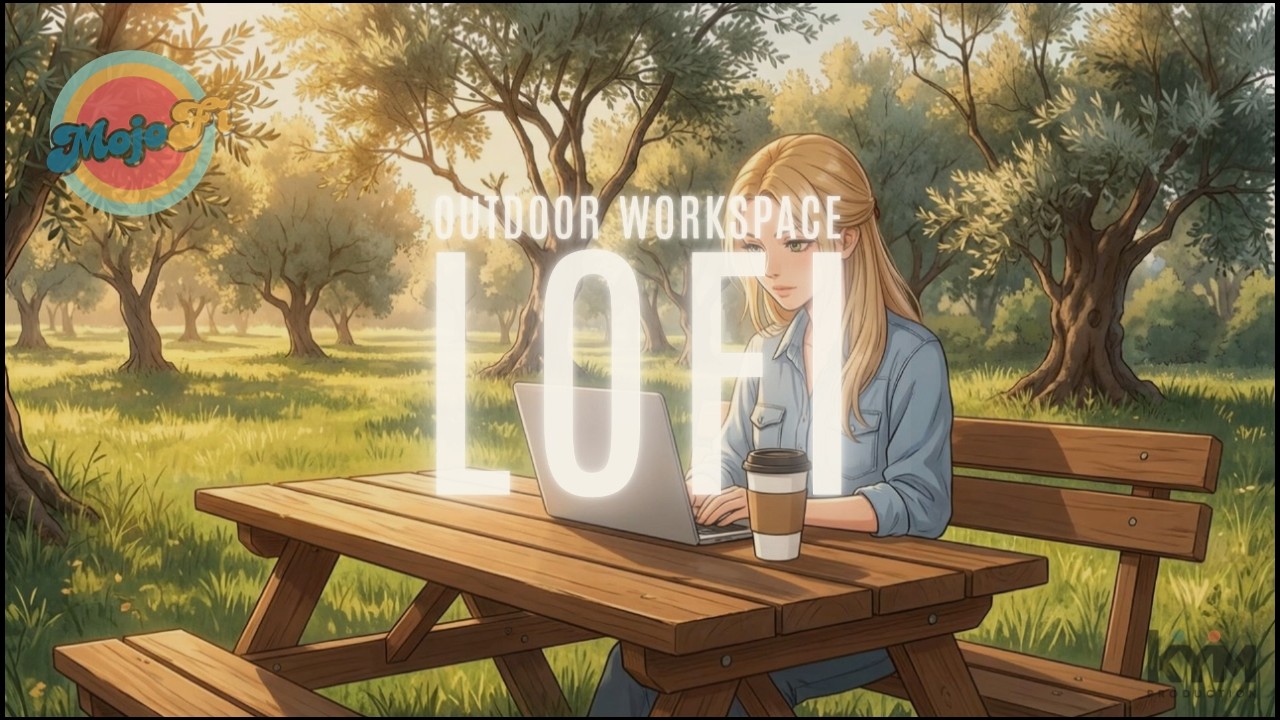 LoFi 🌿 Outdoor Workspace Ambiance 💻