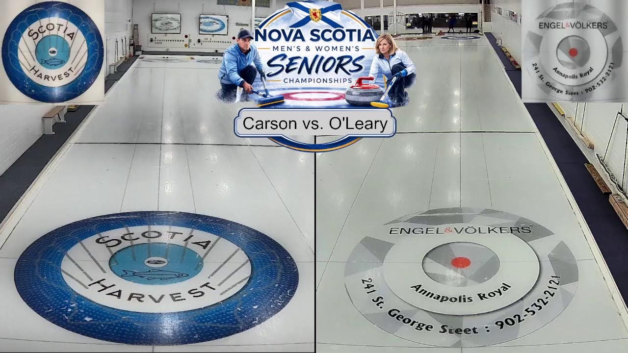 NS Seniors Championship Draw 1 - Carson vs. O'Leary - Sheet 1