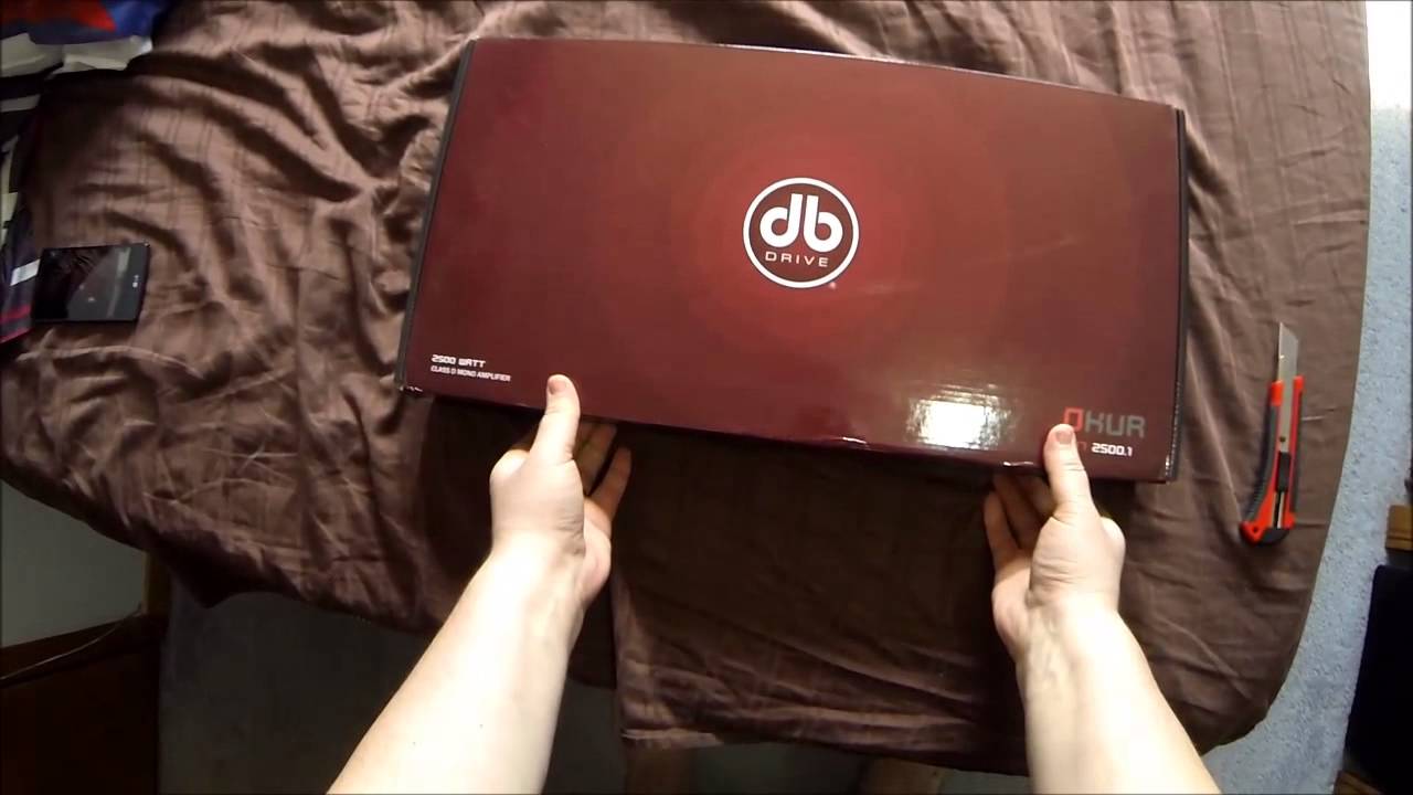 UNBOXING A DB DRIVE A7 2500.1D