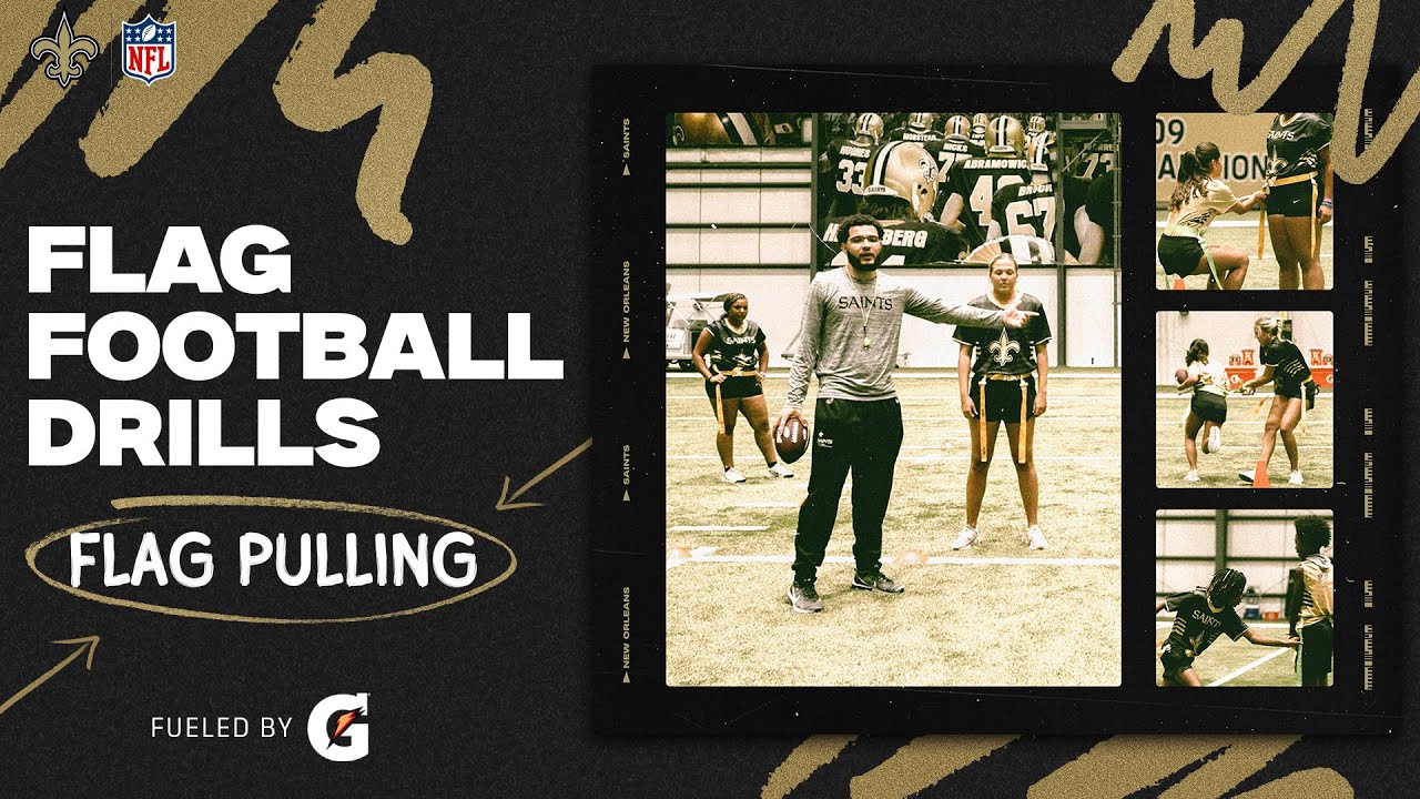 Flag Pulling Drills | NFL Flag Football Drills