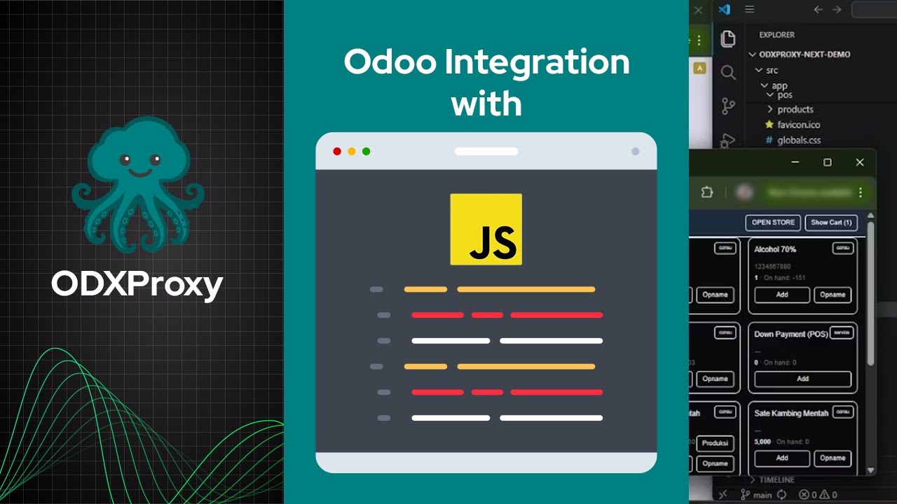 Odoo Integration for JS in Minutes | ODXProxy Tutorial 🚀