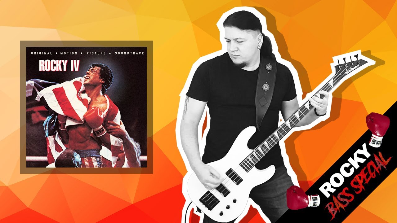 Training Montage by Vince DiCola | Bass Cover with Tab