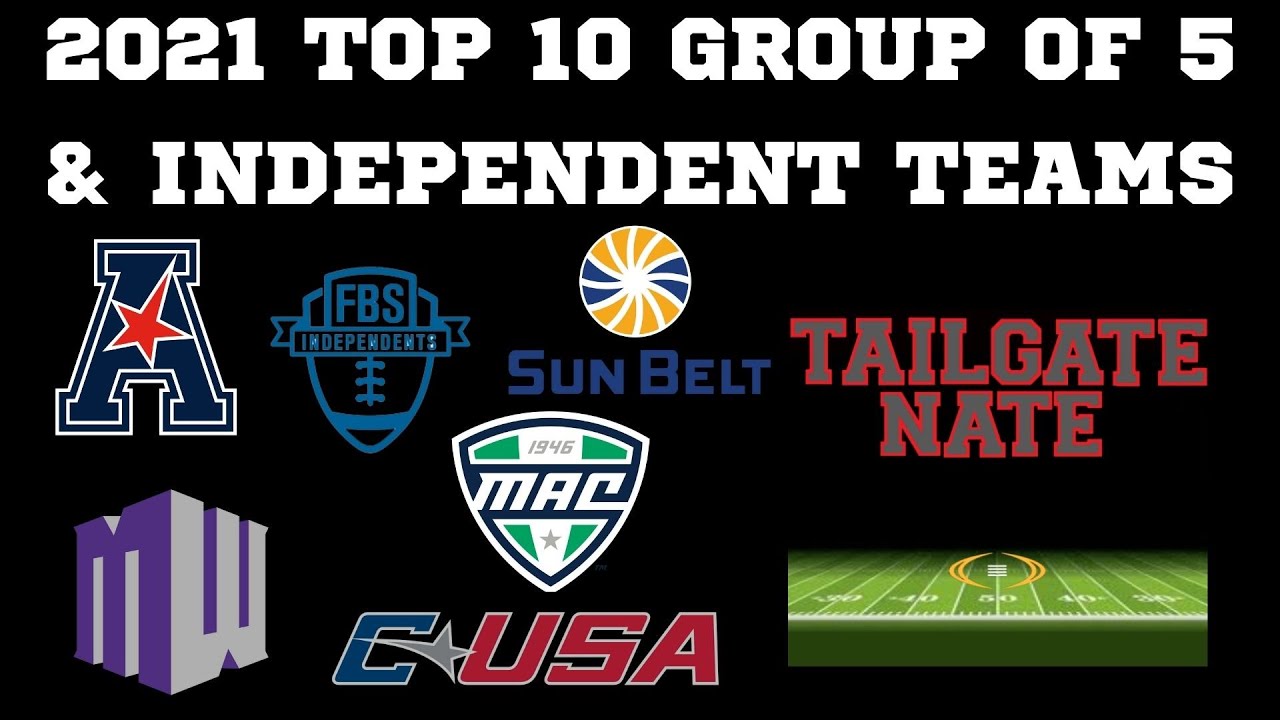2021 Preseason Top 10 Group of 5 & Independent Teams