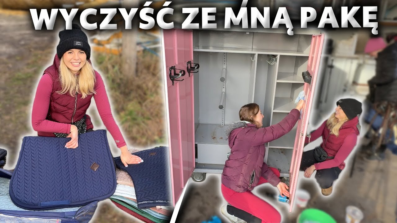 WYCZYŚĆ ZE MNĄ PAKĘ JEŹDZIECKĄ i PUDEŁKA NA PASZE 🐴 💦| Przegląd mojego SPRZĘTU JEŹDZIECKIEGO 🏇