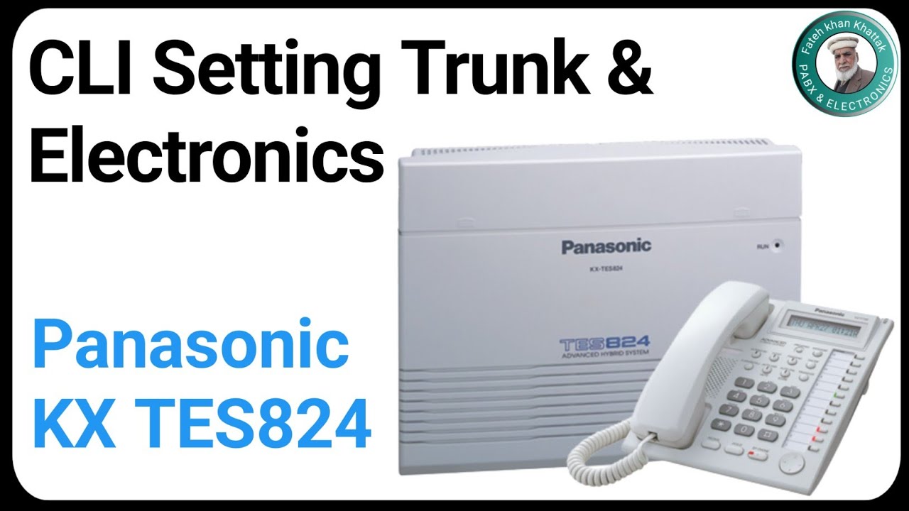 CLI | caller ID | Setting  | Panasonic kx-tes824
