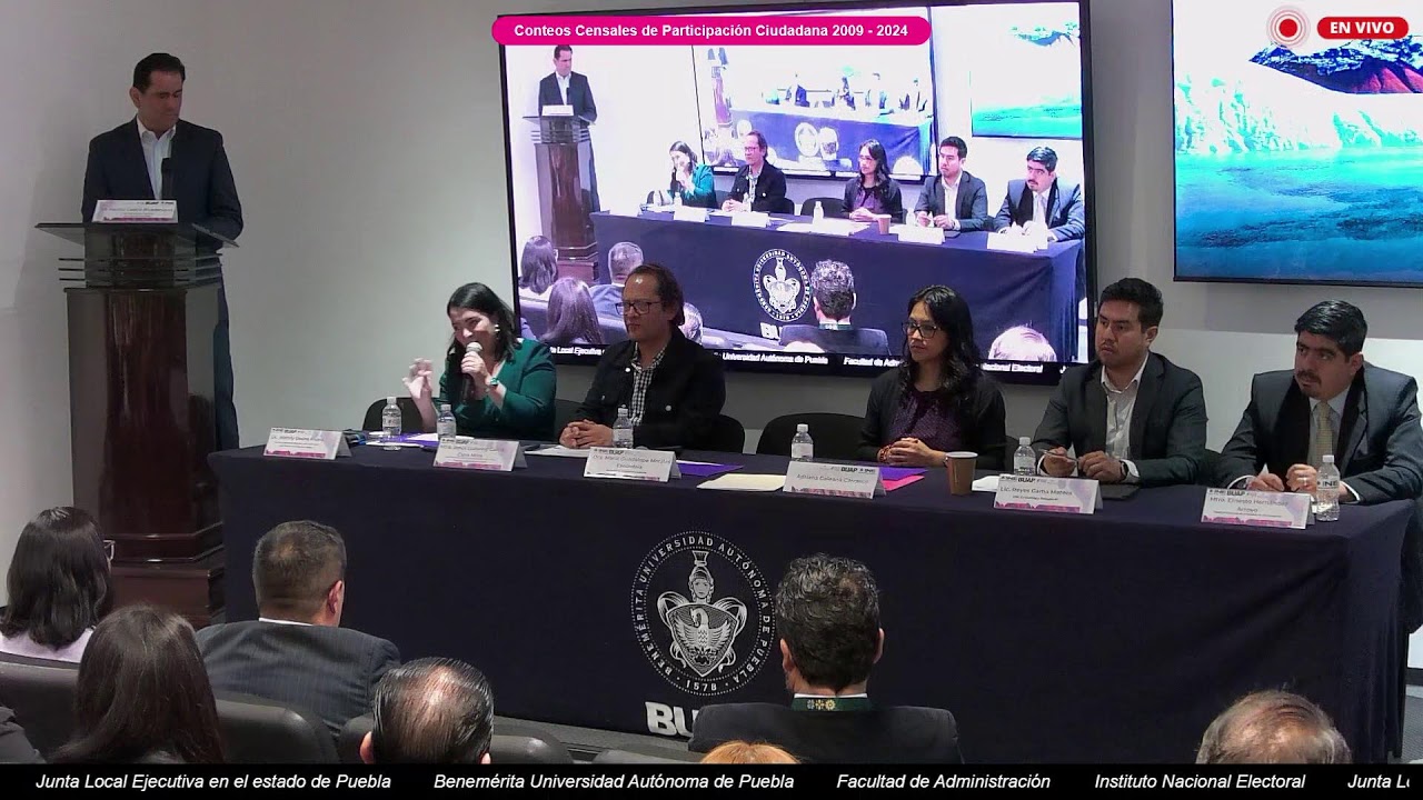 🔴 Foro Estatal de la Plataforma de los Conteos Censales de Participación Ciudadana 2009–2024