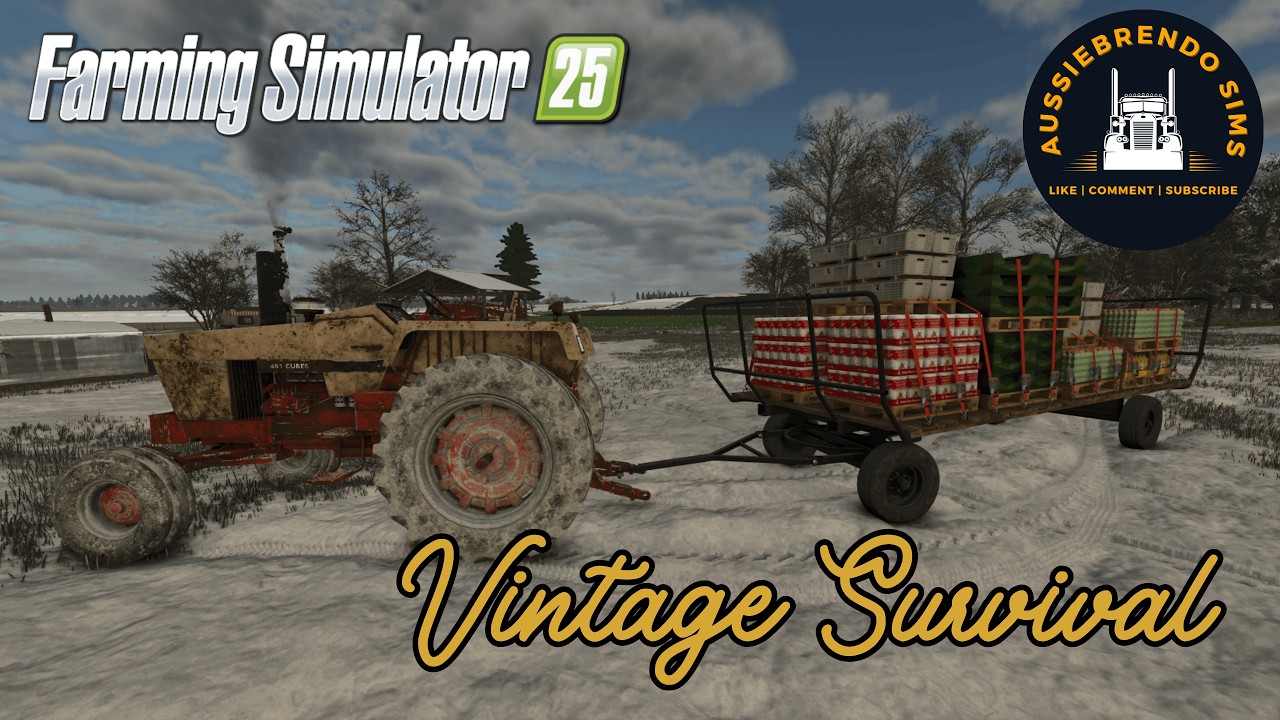 Making Some Big Money Moves.....And Cows! | Vintage Survival - Ep. 11 | Farming Simulator 25