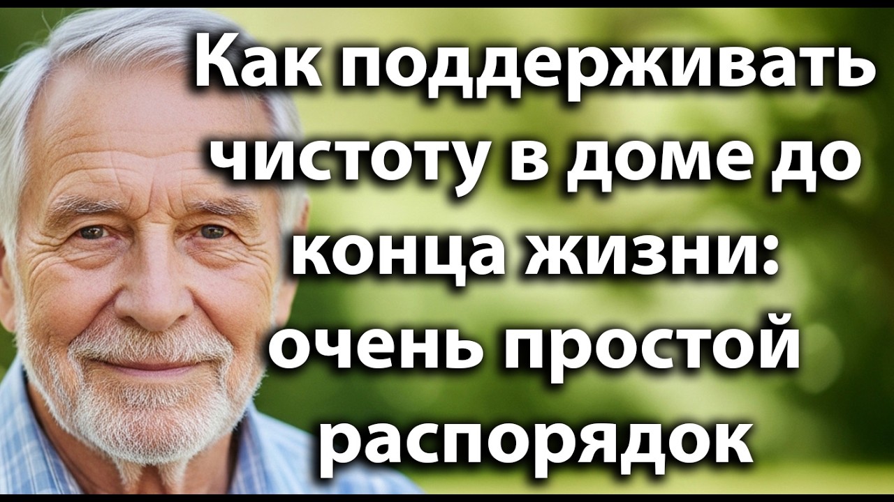 5 Ежедневных Привычек Уборки,Чтобы Сохранить Дом Чистым И Спокойным После 60 Лет[Советы Для Пожилых]