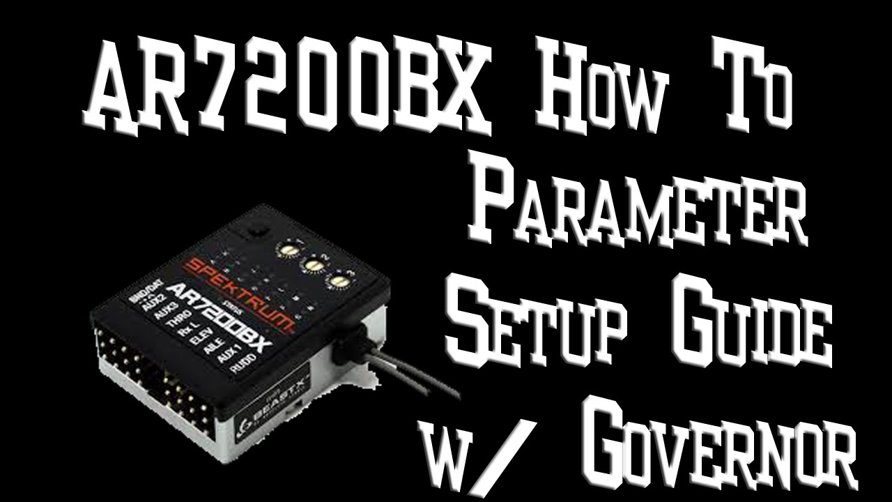 AR7200BX Parameter Menu Setup Guide With Governor Settings
