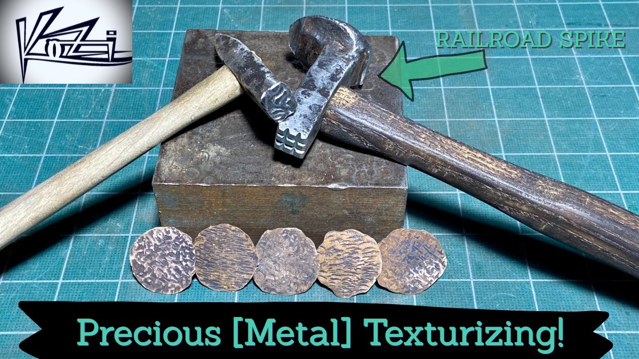Railroad Spike Metal Texturizing Hammers