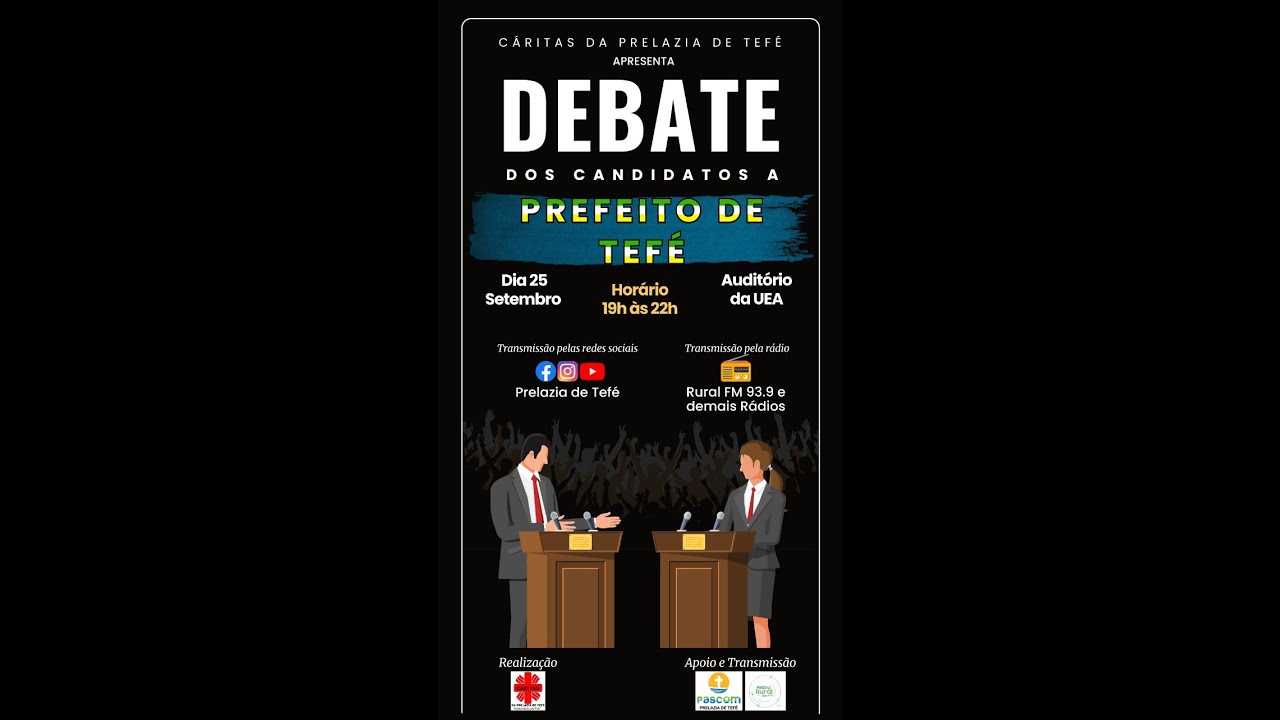 Eleições 2024 Debate Para a Prefeitura de Tefé.