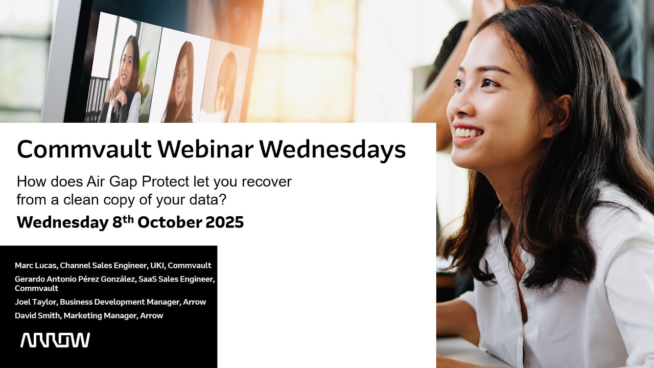 Commvault Webinar Wednesdays | How does Air Gap Protect let you recover from a clean data copy?