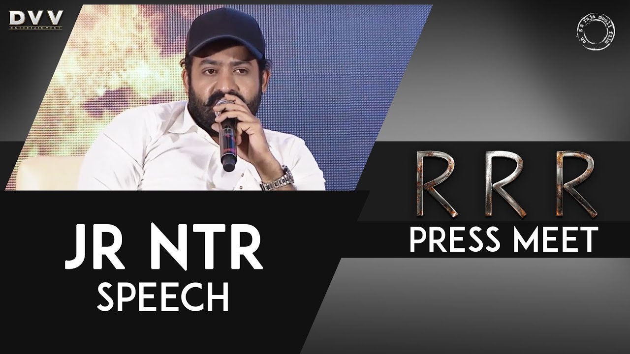 Young Tiger NTR Speech @ RRR Press Meet | SS Rajamouli | DVV Danayya