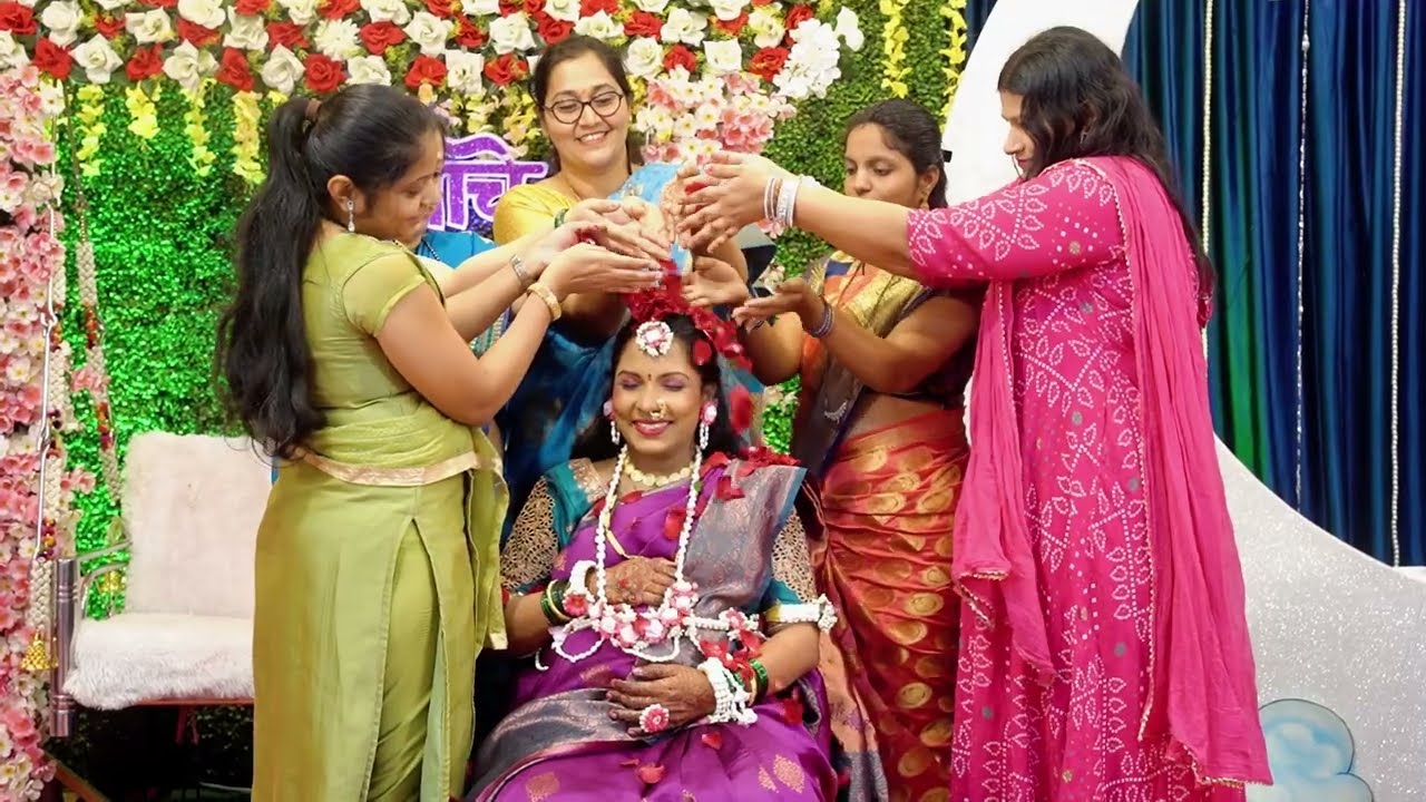 आमच्या सगळ्या परिवाराने माझे पुरवले डोहाळे 🥰 रडू अनावर झाले My Baby Shower function