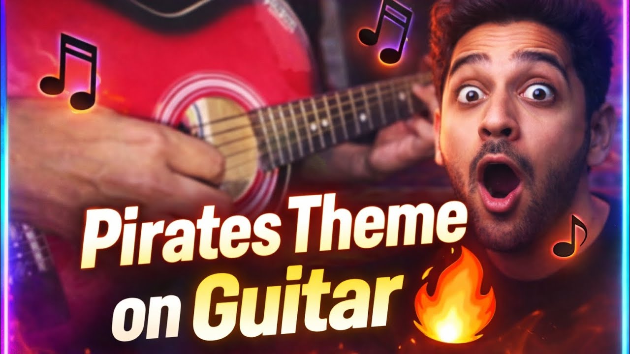 🔥 Pirates of the Caribbean Theme on Guitar 🎸