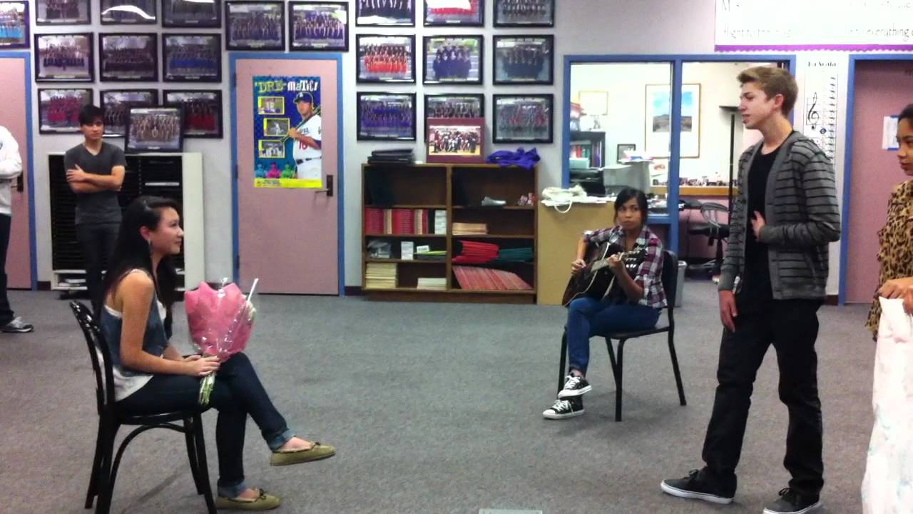 Trent Asking Rachel to Homecoming
