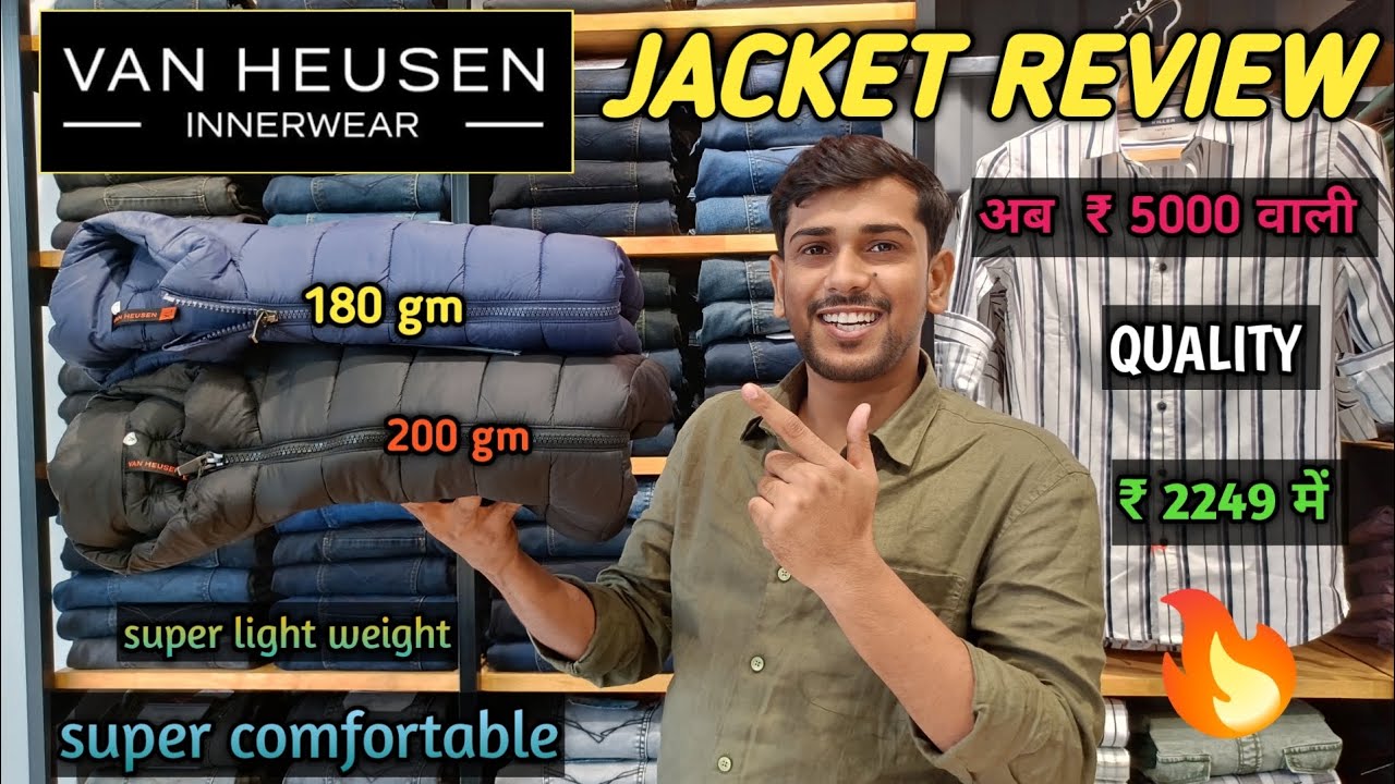 VANHEUSEN  JACKET REVIEW || VANHEUSEN JACKET UNDER ₹2000 || JACKET REVIEW