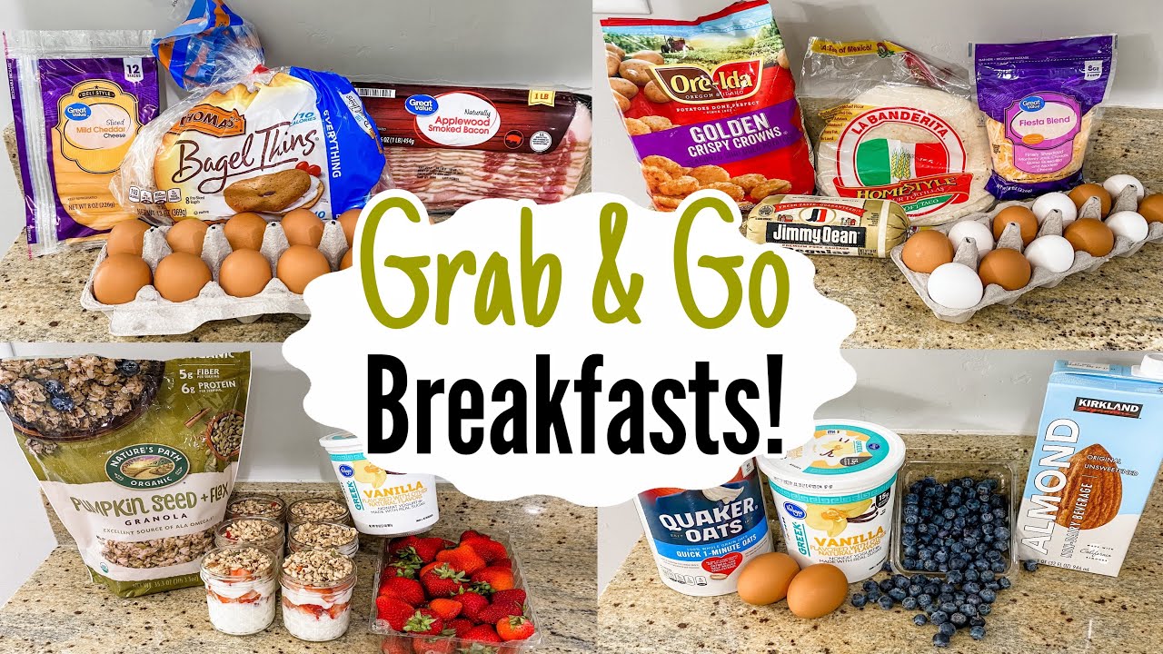 5 EASY Breakfast Meal Prep Ideas | Grab N' Go Recipes | Julia Pacheco