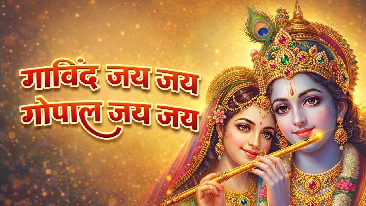 Krishna Kirtan for Success & Peace | Govinda Jaya Jaya Gopala Jaya Jaya