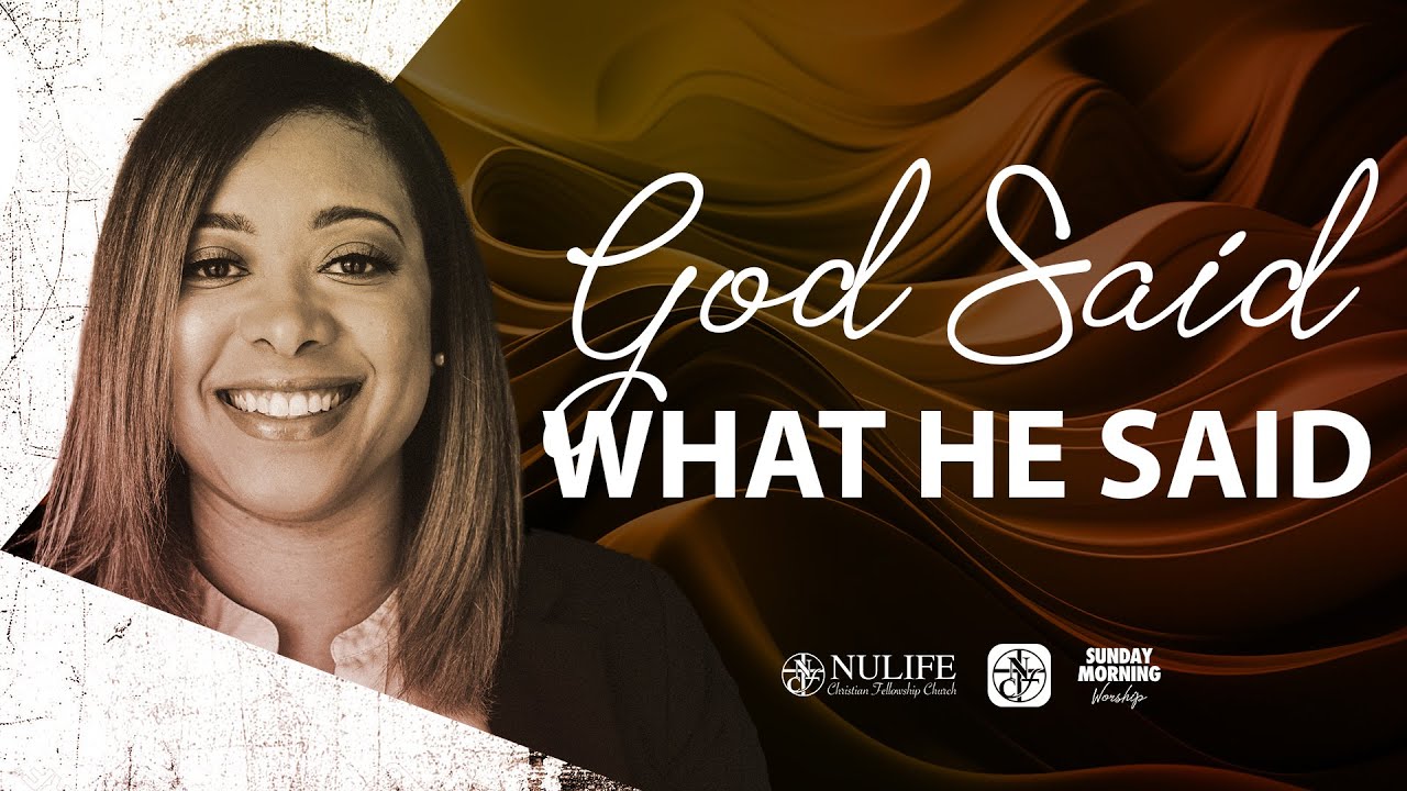 God Said What He Said | Dr. Mia Phillips