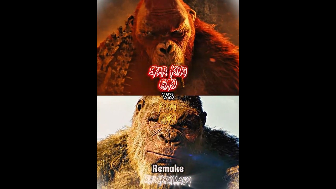 Kong (GXK) vs Skar King (GXK) Remake |#godzillaxkongthenewempire