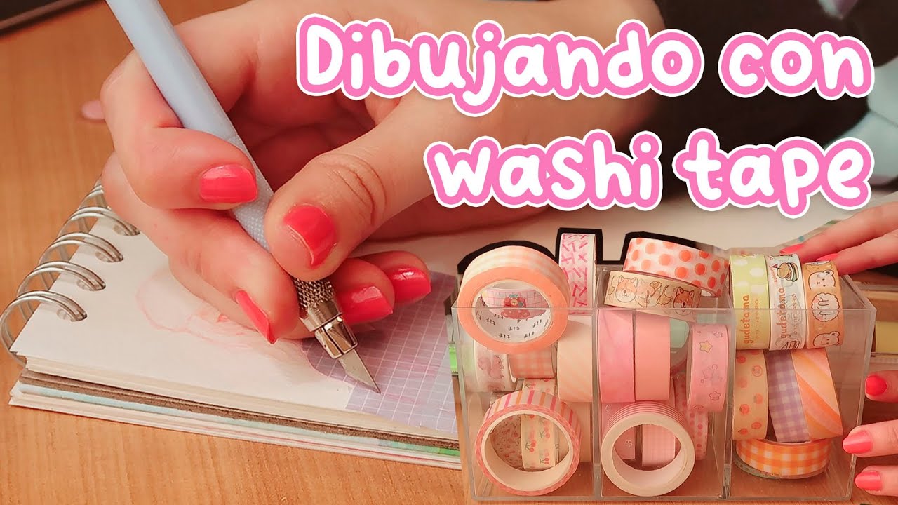 Dibujando con washi tapes y acuarelas 💕 (+ reflexiones de artista)