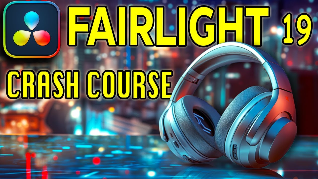 FAIRLIGHT 19 CRASH COURSE - DaVinci Resolve 19 Walkthrough [BEGINNER]