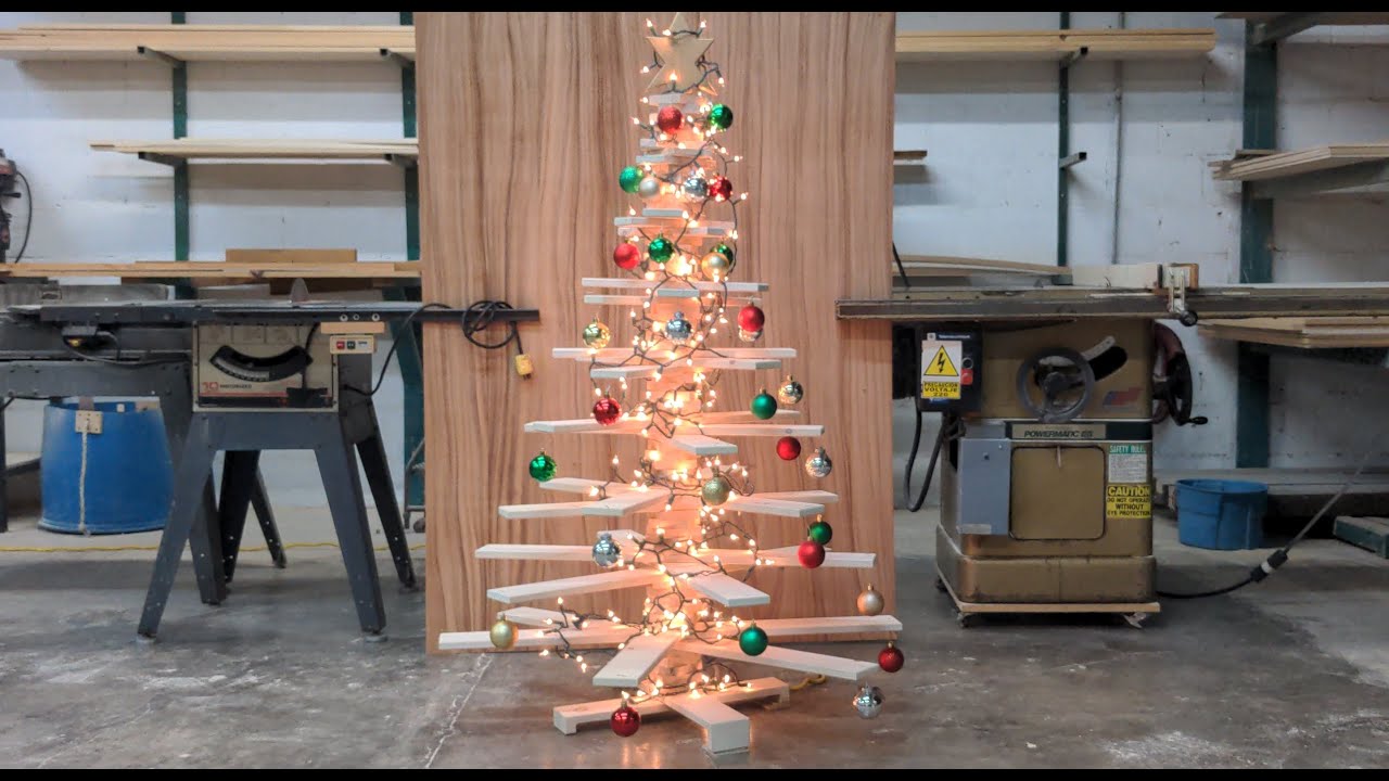 !! COMO HACER UN ARBOLITO DE NAVIDAD DE MADERA !!! 2.0