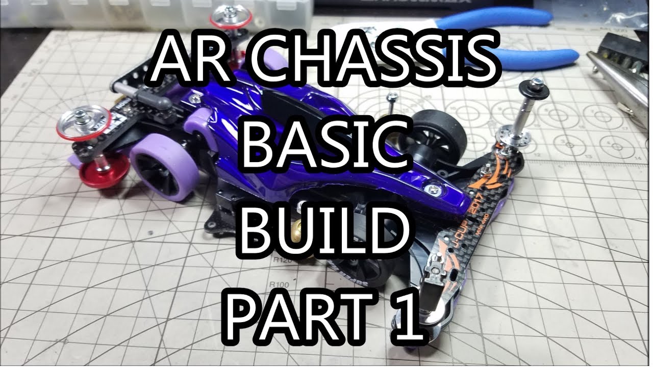 【ミニ四駆】Tamiya Mini 4WD Build: AR Chassis Basic Build Part 1
