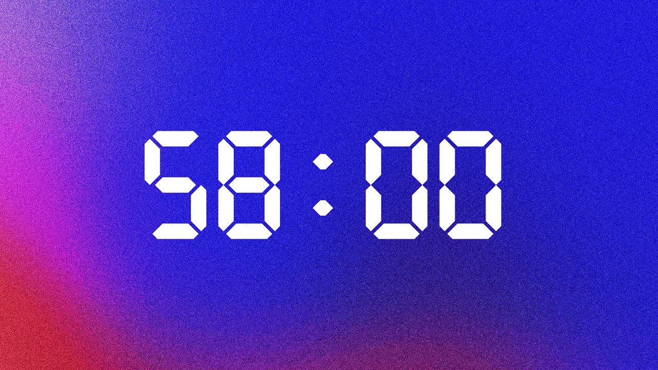 🎵 58 Minute LoFi Abstract Timer To Match Your Vibe | Lo-Fi Abstract Edition | NX 🎵🎵