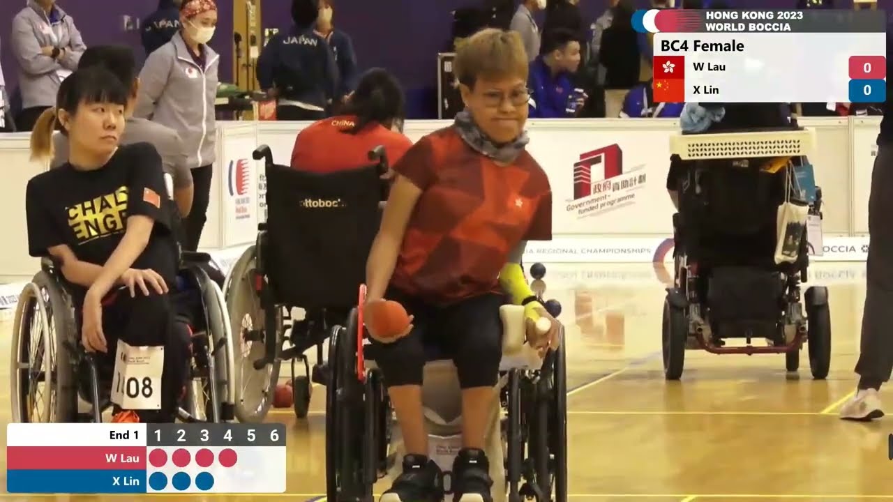 World Boccia Asia-Oceania Regional Championships 08.12.2023 Playoffs Wai Yan Vivian Lau vs Ximei Lin