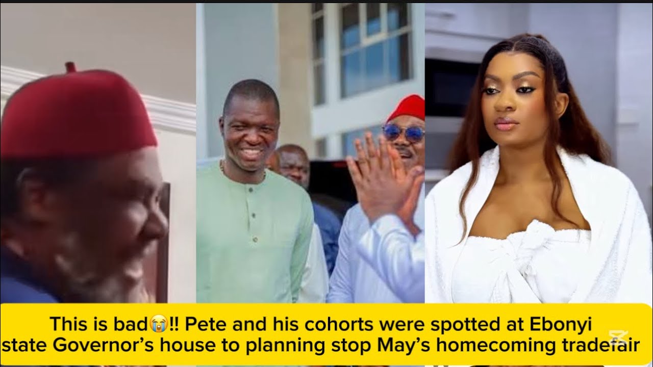This is bad😭!! Pete& his cohorts were spotted at Ebonyi state Governor’s house planning stop May’…