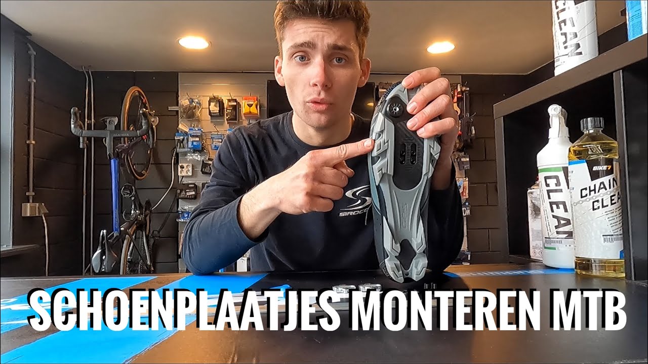 SCHOENPLAATJES MONTEREN mountainbike schoen| Fiets Tutorial #21
