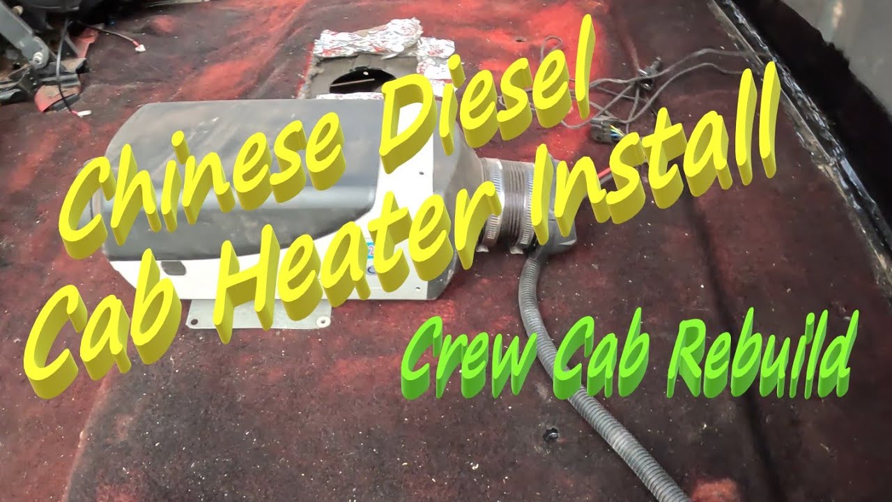 Diesel Air Heater Install - 1990 Ford F350 Crew Cab - DIY - No More Frost - Beat The Cold!
