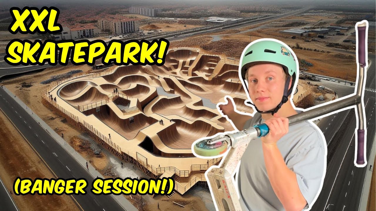 BANGER SCOOTER SESSION🤯! | Im XXL Skatepark!