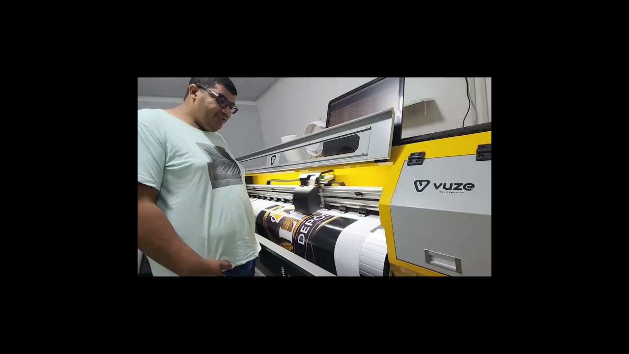 Impressão na Plotter Vuze Cabeça i1600
