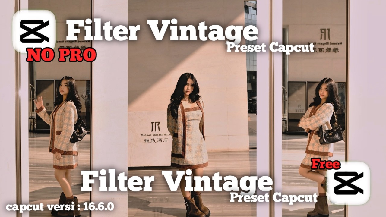 [Sub Indo/Ing] Tutorial Filter Vintage | Filter Capcut | Preset Capcut | Filter Aesthetic
