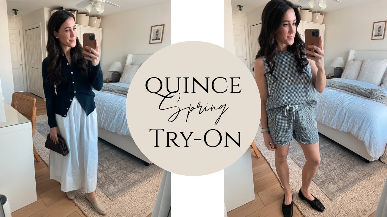 Quince Spring Try-On Haul!!!