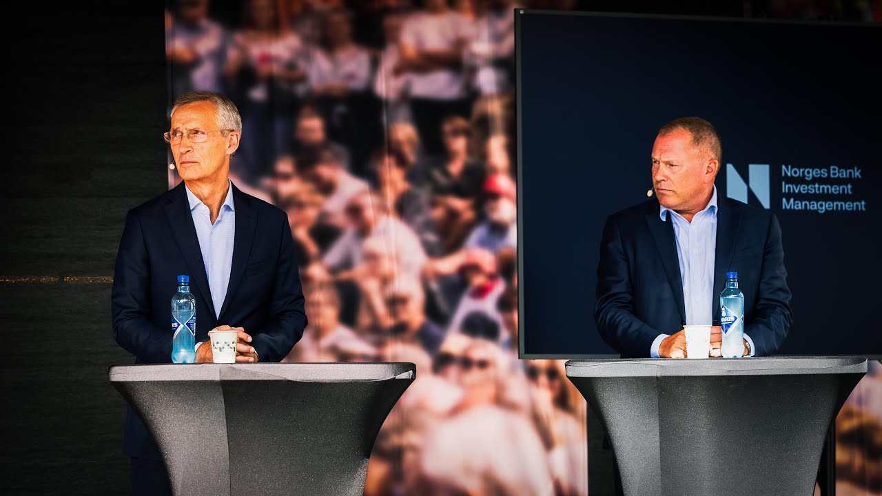 Jens Stoltenberg and Nicolai Tangen discuss the Norwegian Sovereign Wealth Fund in Turbulent Times